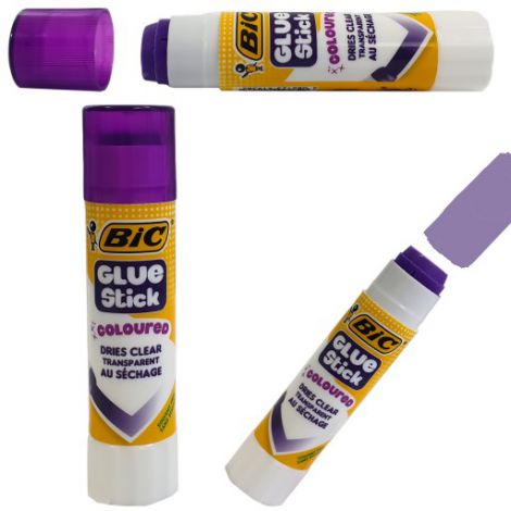 Klej w sztyfcie Bic Coloured zmieniający kolor 8g - 2